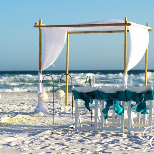 Savannah beach wedding ceremony package