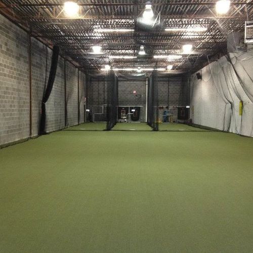 7,000 square foot turf - accommodates all sports t