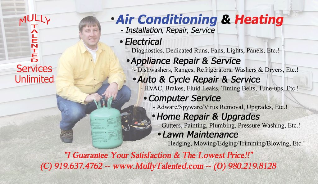Mully Talented - HVAC, Electrical, & Plumbing