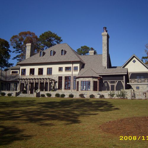 Custom home in Trent Woods, NC designed and built 
