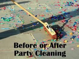Before Or After Party Cleaning