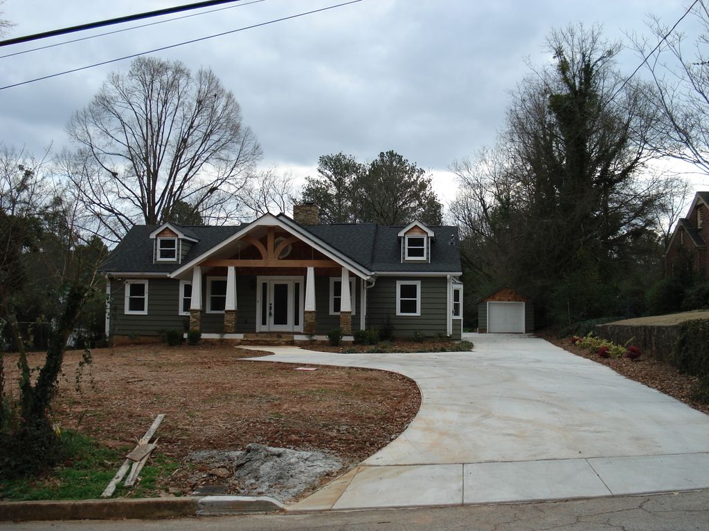 Exterior paint and front porch remodel