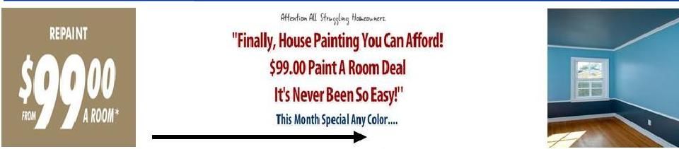 $99 paint a room deal house painters carlsbad