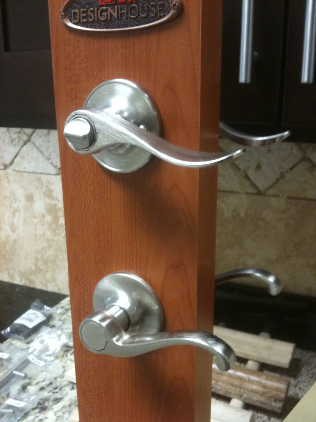 Door Knob Samples at our Showroom