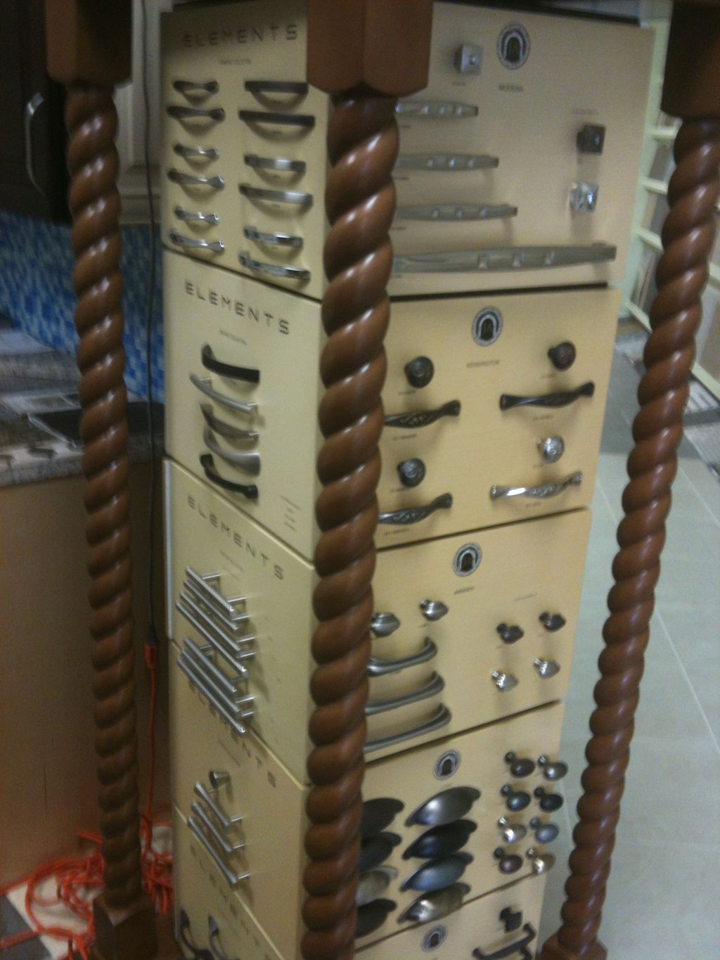 Cabinet Handle Types at our Showroom
