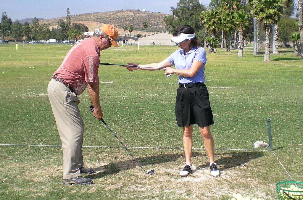 Howard and I working on the shoulder turn.