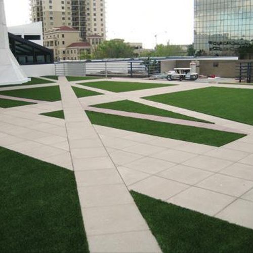 Paver system at Riverplace tower in downtown Jacks