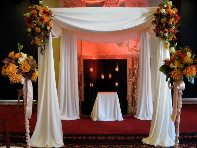 The Chuppah, the "mandap"