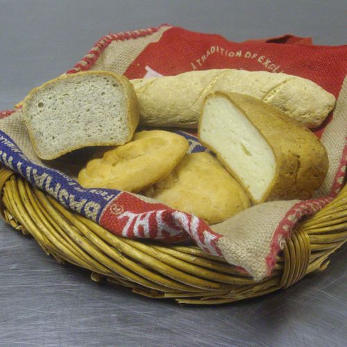 All types of breads from white, multi grain, mock 