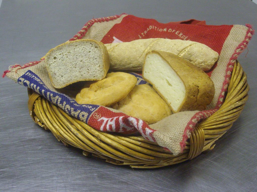 All types of breads from white, multi grain, mock 