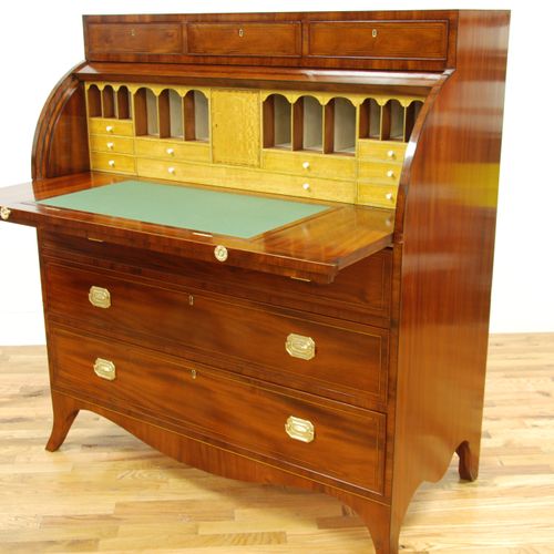 Reproduction of an 18th C. cylinder desk, custom b