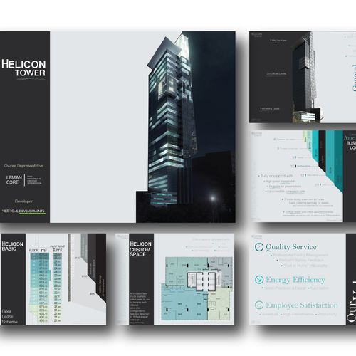 Lemancore. Brand identity for corporate buildings 