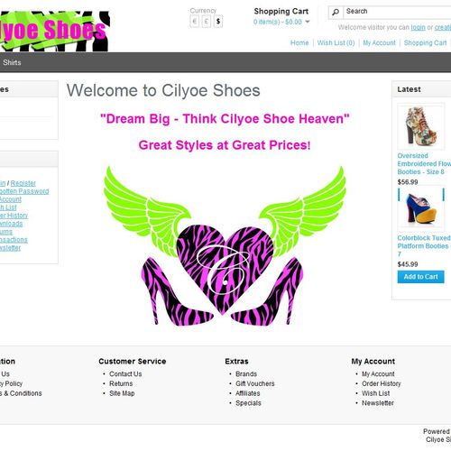 Client: eCommerce Shoe Store
