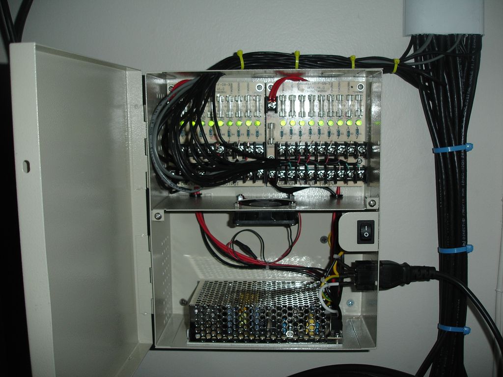 CCTV power Supply set up