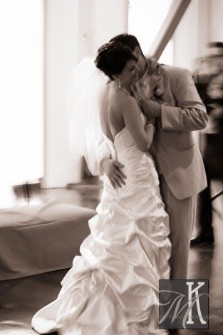 One of our happy couples during their first dance 