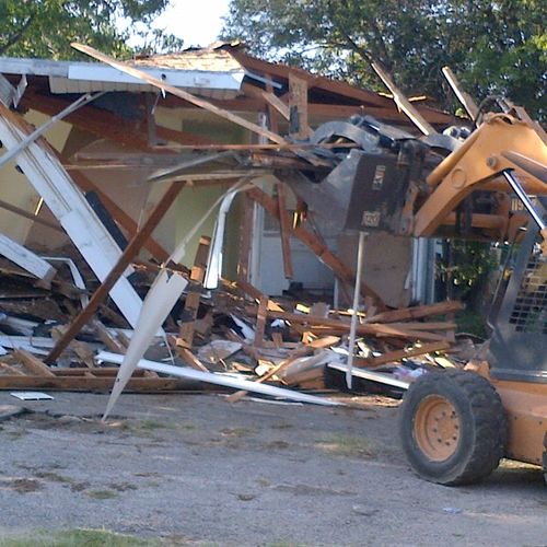 Demolition of 1963 home.  McKay Vassaur Total Cons