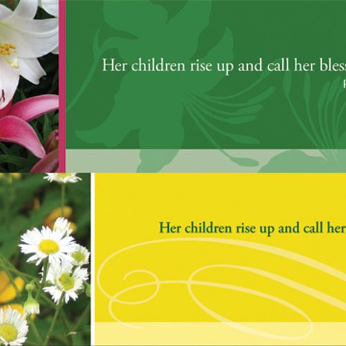 Bookmarks to commemorate Mother's Day