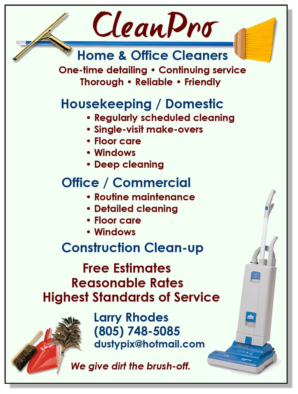CleanPro Home and Office Cleaners