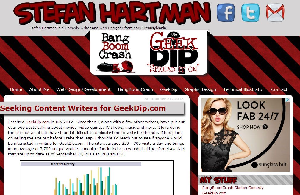 StefanHartman.com - Personal blog for MAjorDesigns
