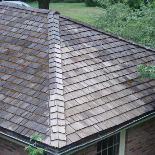 We install Wood Shake Roofs
