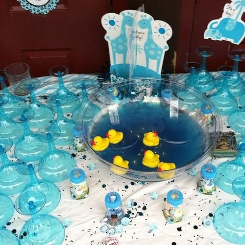 Duck pond punch bowl