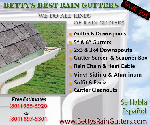 Betty's Best Rain Gutters