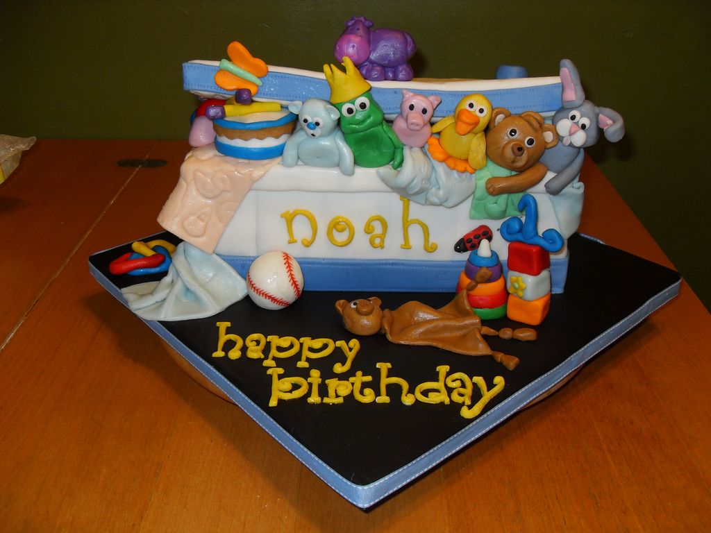 Happy Birthday Toy Box Cake