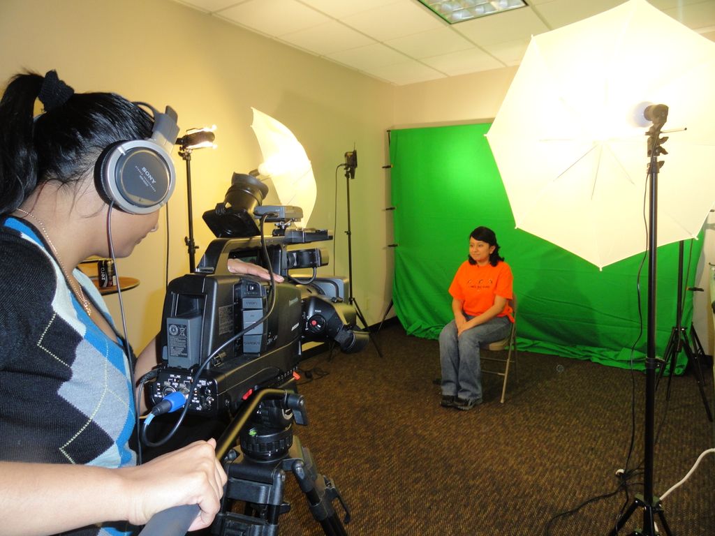 Behind the scenes for shooting for Austin Speech L