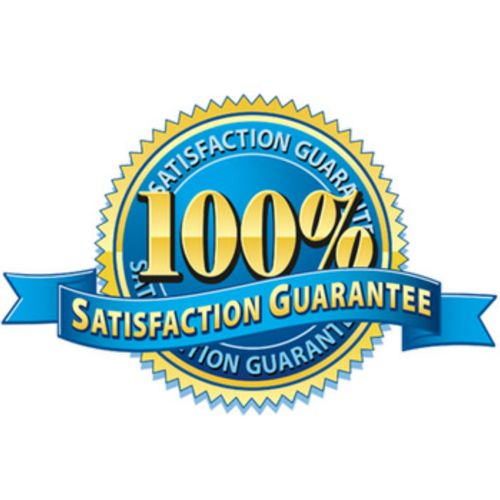 100% satisfaction Guaranteed!