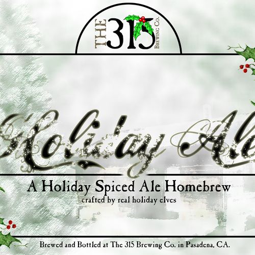 Spec Beer label - Holiday Theme