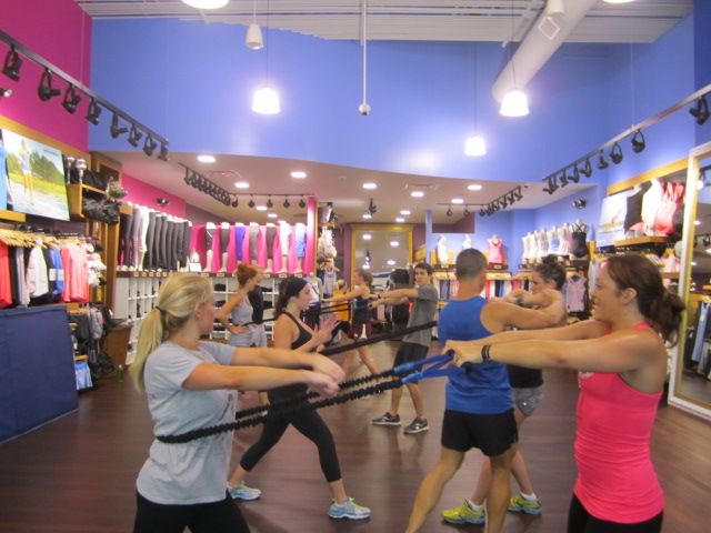Signature Fitness  at Lululemon.  Amazing fun time