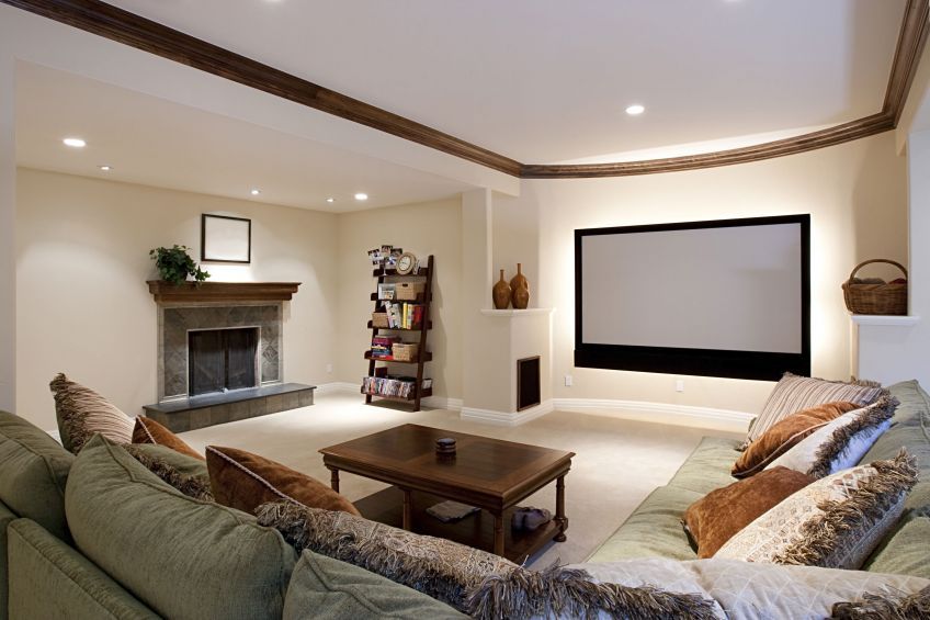 Home theater room