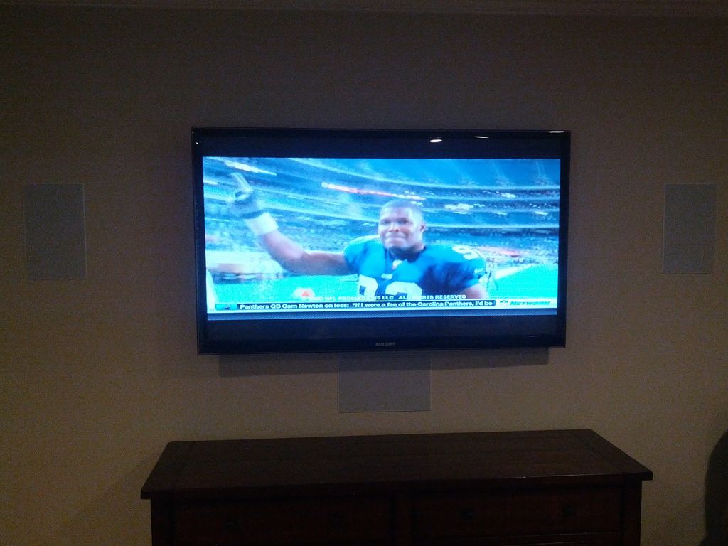 60 inch Smart TV with Polk Center Channel and fron