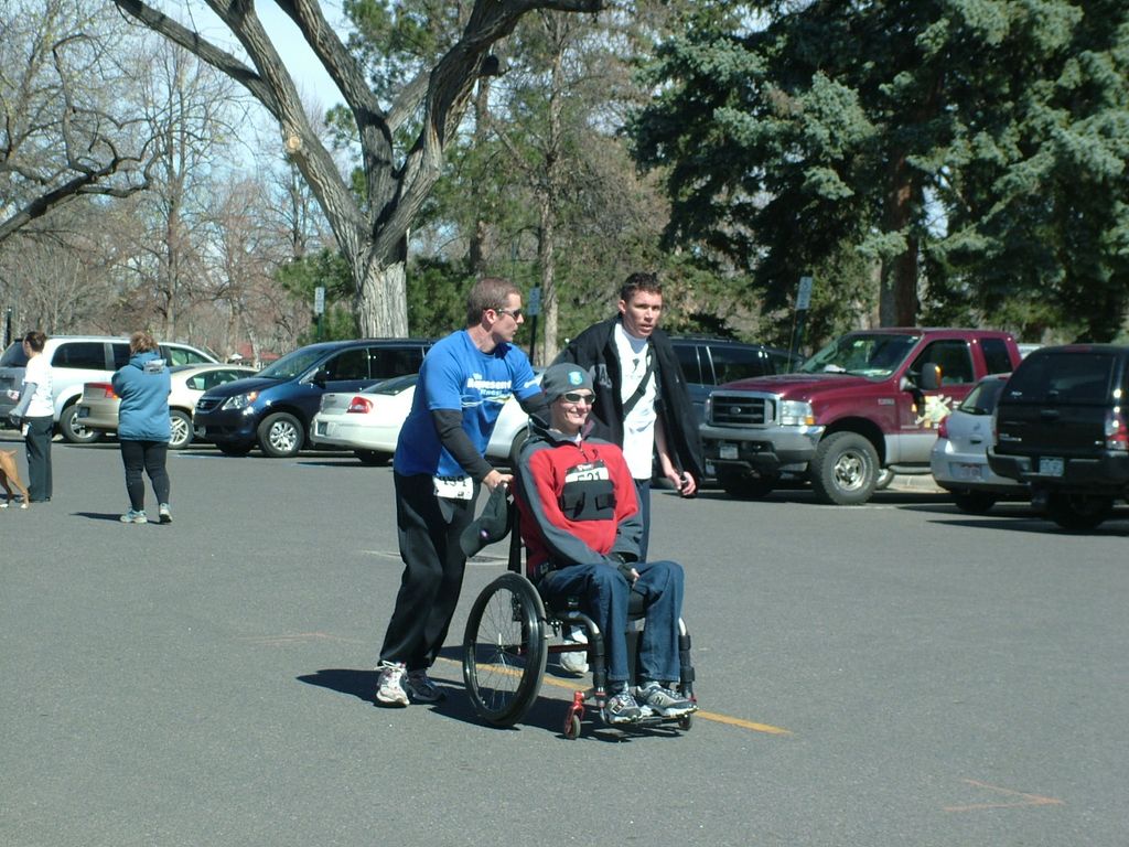 Helping 2 disabled clients finish their 1st 5k sin