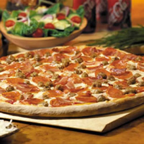 Our gourmet pizza is one of the strongest items we