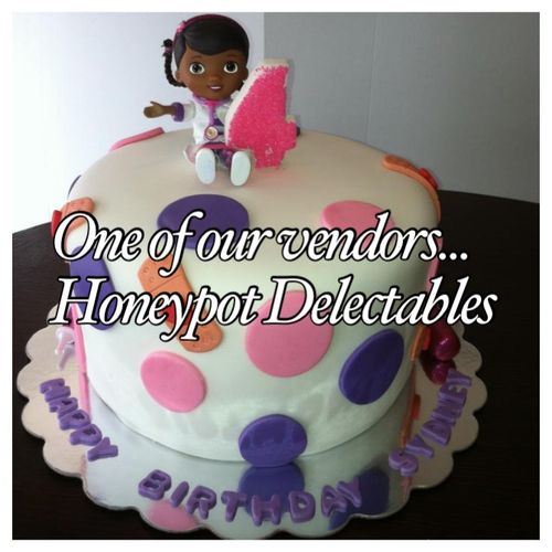 Our vendors offer great items such as custom cakes