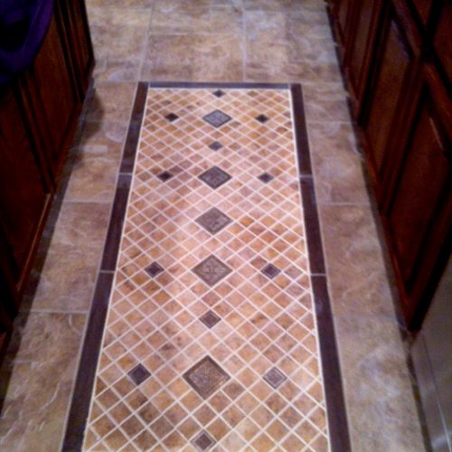 Kitchen floor repair