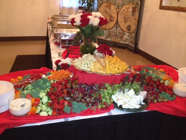 Fruit and Cheese for a wedding