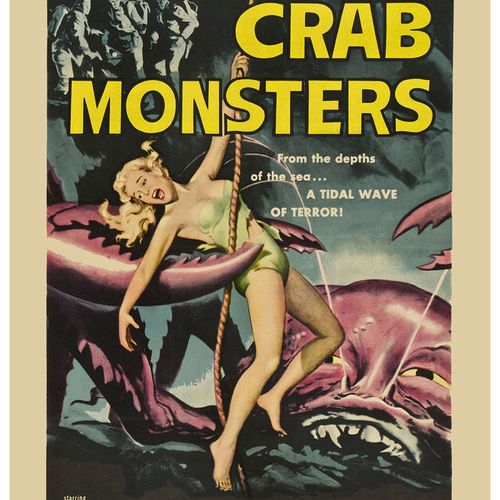 Vintage B Monster Movie Posters