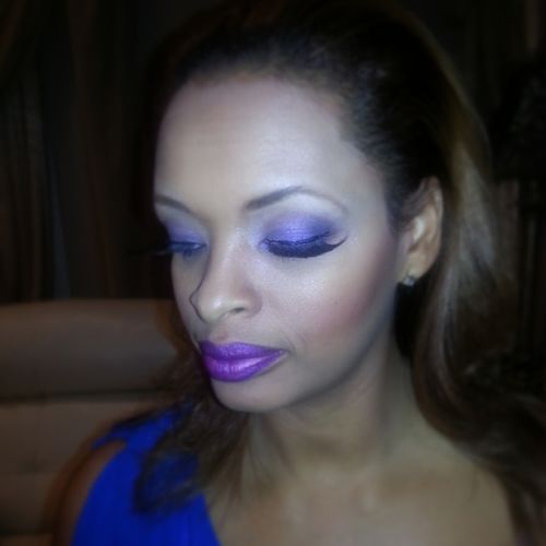 Private Client of 10 years special event makeup.