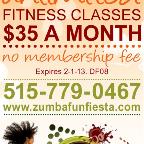 Zumba Fitness Advertising