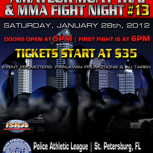 Fight Night Promo Poster