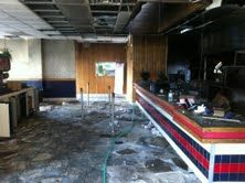 Commercial  Fire Job- Arby's Pre-Clean Up
