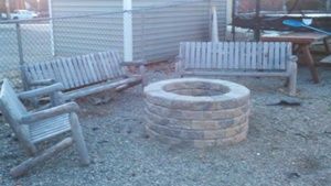 Fire pit for your backyard / ice rink