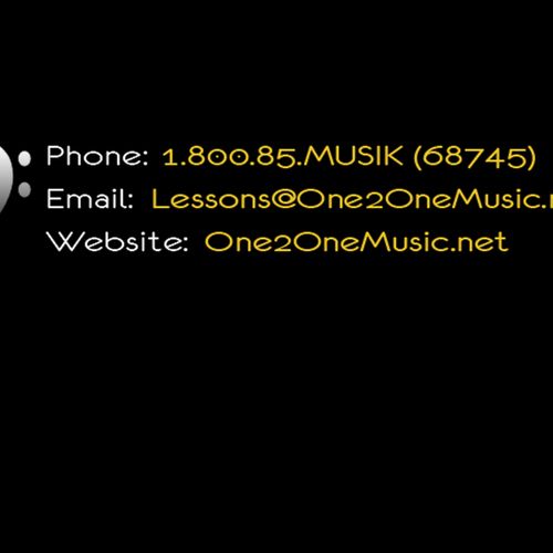 Please call 1-800-85-MUSIK(68745) to schedule your