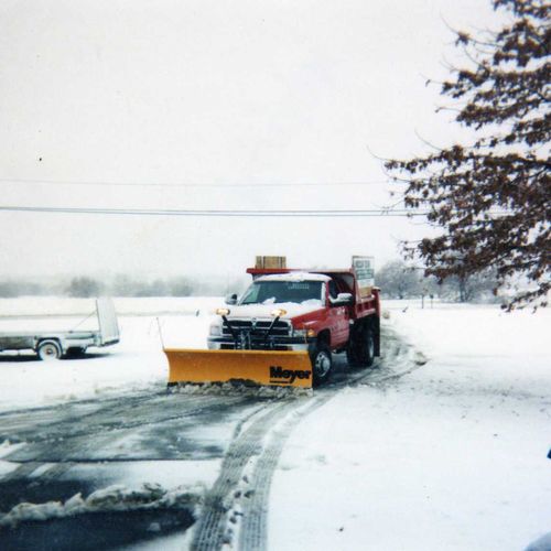 Snow plow work 732-577-1119