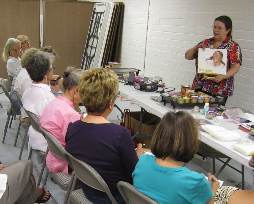 Lecture and Demonstration of Encaustic Portraits