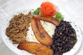 Ropa Vieja with Black Beans and Maduros