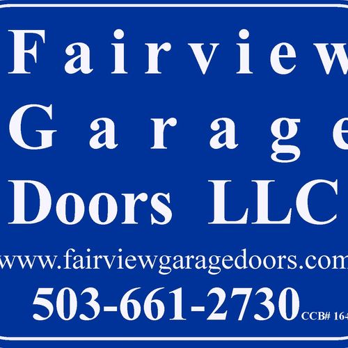 Our logo- Fairview Garage Doors LLC, http://www.fa