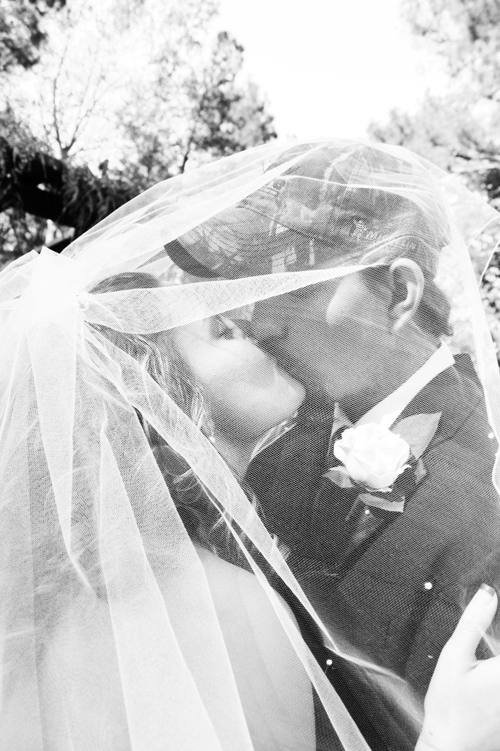 Photo of bride and groom
